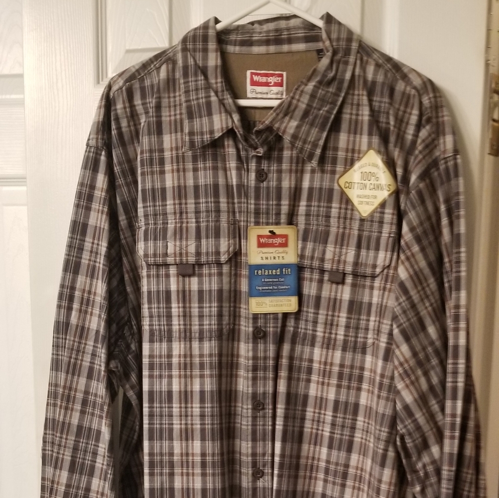 NWT mens Wrangler button down